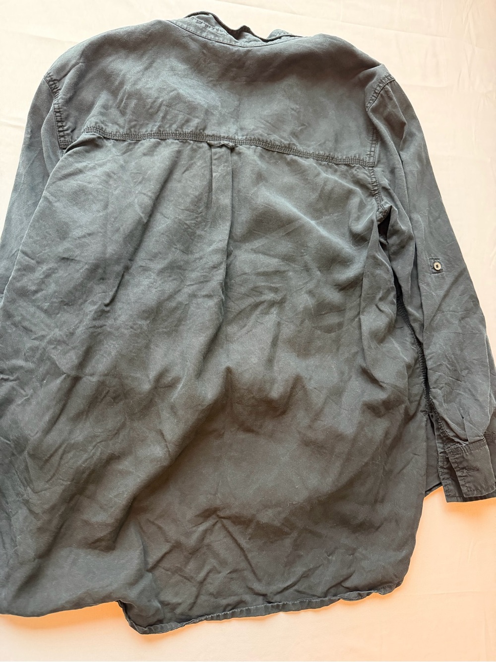Lou & Grey Washed Black Long-Sleeve Tunic Shirt - Picture 5 of 5